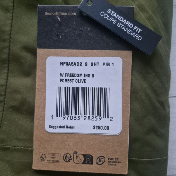 THE NORTH FACE NEW Freedom Insulated Snow Bibs - Picture 14 of 15